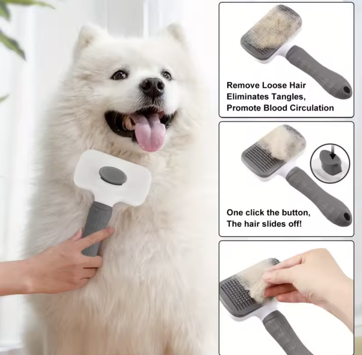 PET HEAVEN Self-Cleaning Grooming Brush