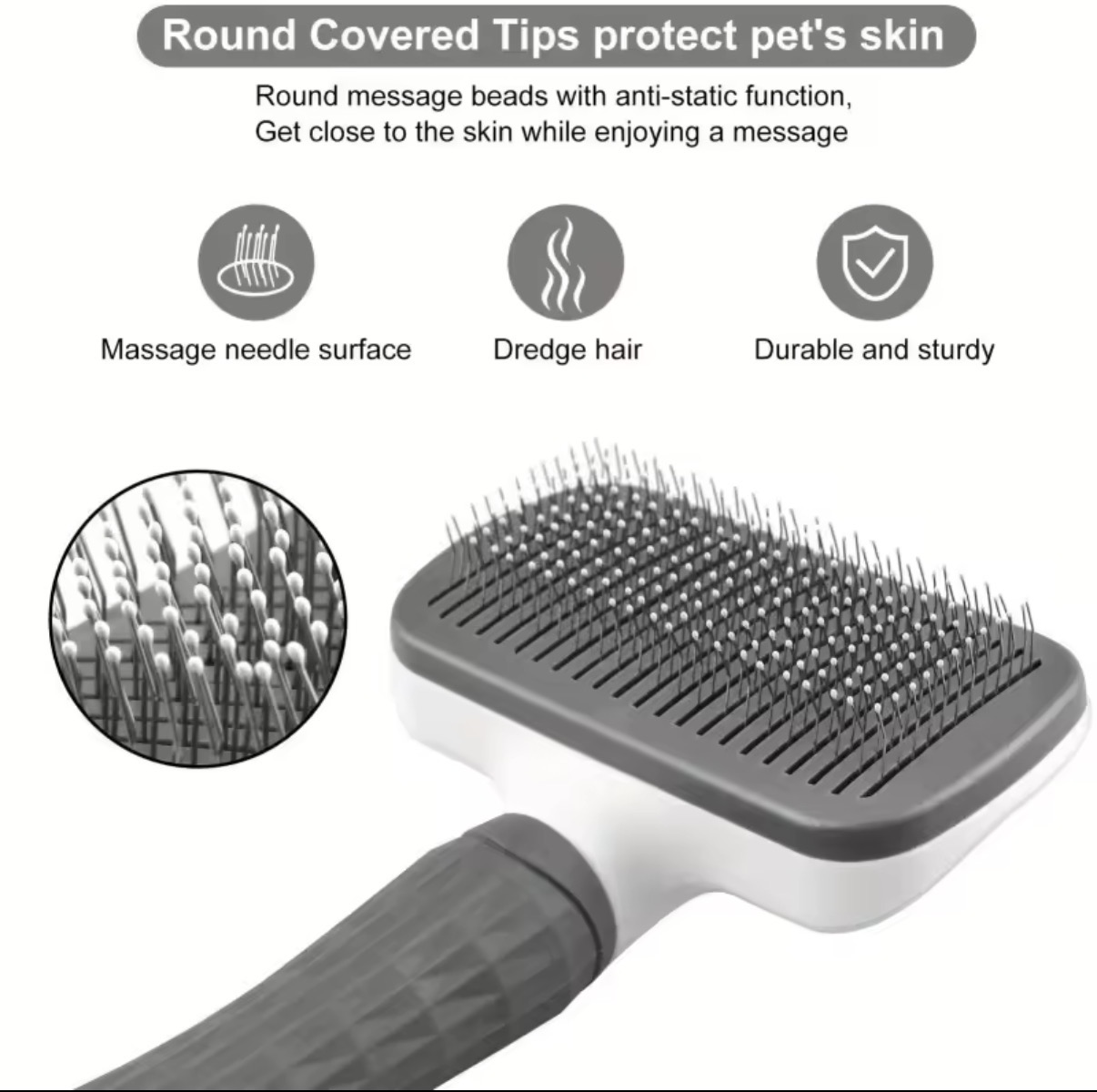 Grooming brush view 5